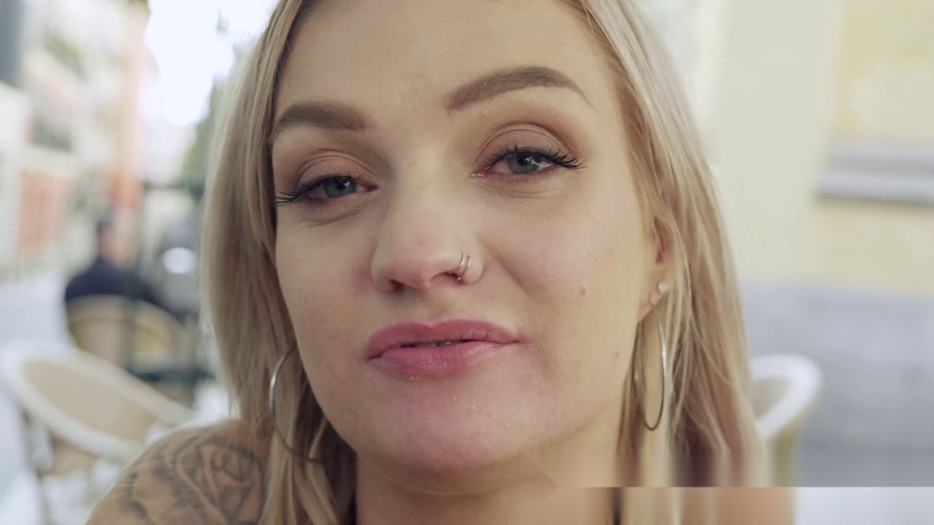 Premium Slut's First CUM Swallow